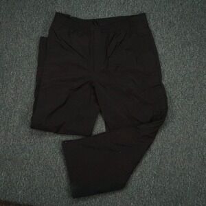VINTAGE Eddie Bauer Pants Mens Extra Large Black Full Zip Gore GTX Waterproof EB